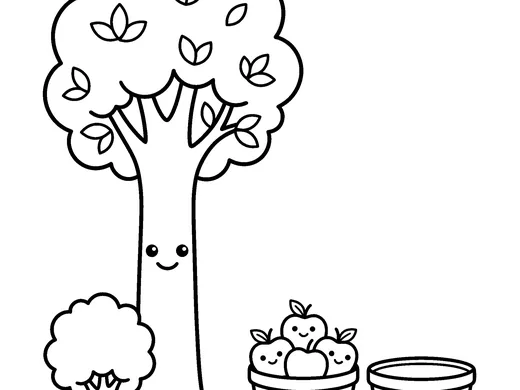 Opposites coloring page — Ages 4–5